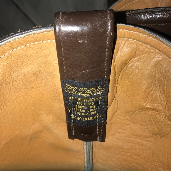 👢EL PATRÓN LEATHER COWBOY BOOTS👢 - Picture 6 of 8